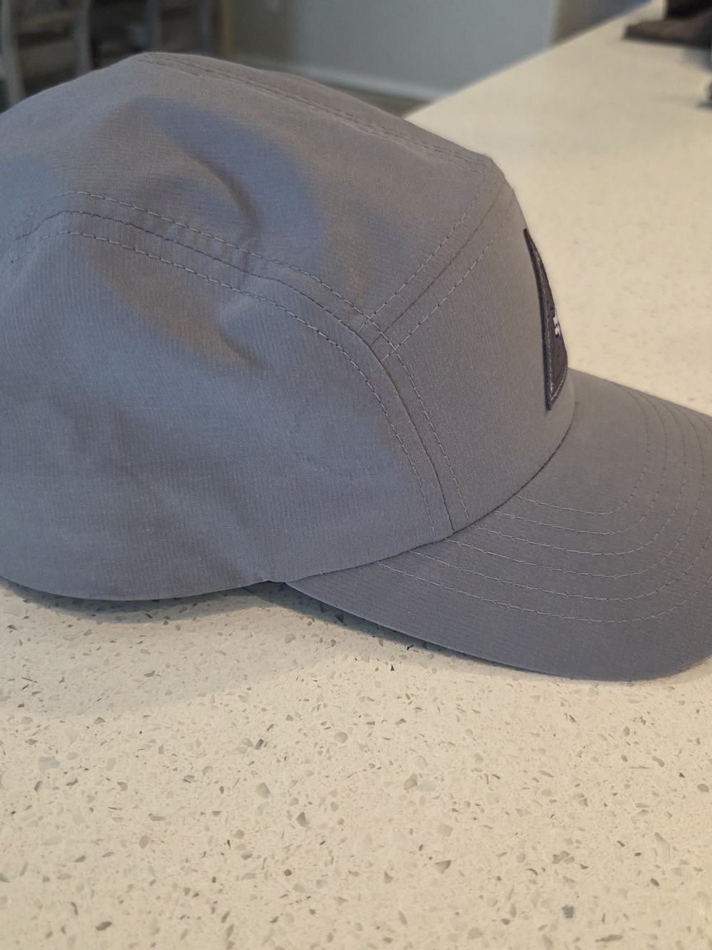Fox Gray Five-Panel Hat with Triangle Logo - Picture 6 of 6